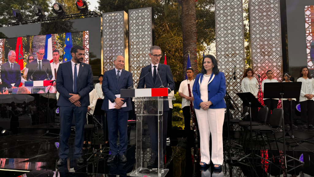 Fête nationale : réception à la Résidence de France à Rabat pour le 14-Juillet
